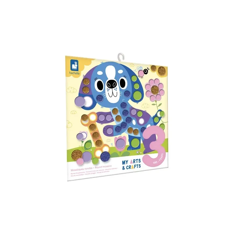 Coffret Créatif Mosaïques Mousse Rondes Petits Amis - 3 ans
