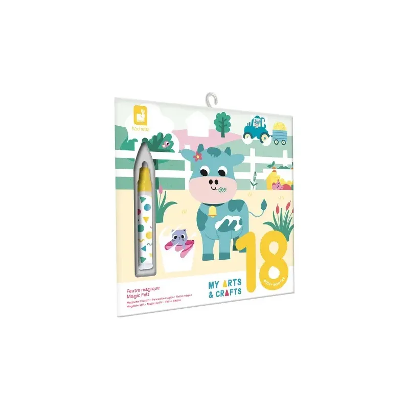 Coffret Créatif Feutre Magique La Ferme - 18 mois