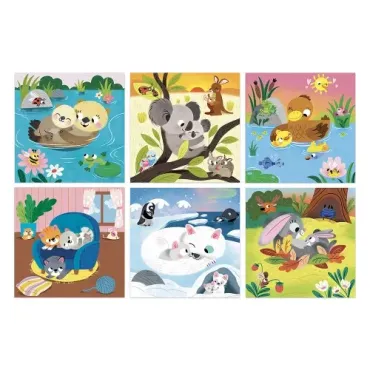 Coffret Créatif Feutre Magique Animaux Calins - 18 mois