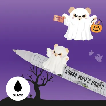 Set de 2 Stylos Gel avec Animal Décoratif - Lovely Friends - Spooky Party