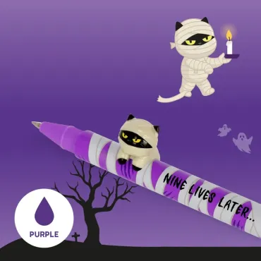 Set de 2 Stylos Gel avec Animal Décoratif - Lovely Friends - Spooky Party