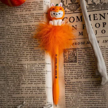 Stylo à Bille Lumineux - Pumpkin Bunny