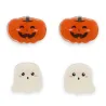 Set de 4 Mini Barrettes à Cheveux d'Halloween