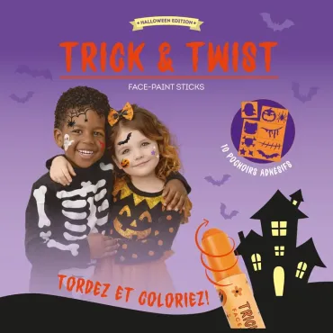 Set de 6 Crayons de Maquillage pour le Visage en Bâtonnets - Trick & Twist