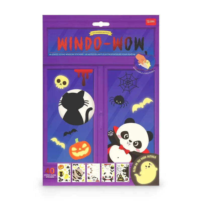 Set de 40 Autocollants Électrostatiques pour Fenêtre - Windo-Wow