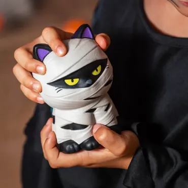 Balle Anti-Stress d'Halloween - Mummy Cat