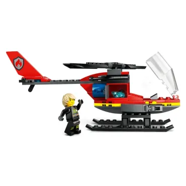 L’hélicoptère de secours des pompiers - Lego Coty