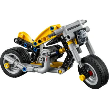 Moto jaune - Technic
