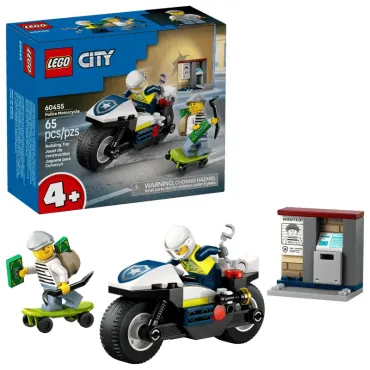 La course-poursuite en moto de police - City