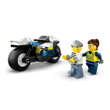 La course-poursuite en moto de police - City