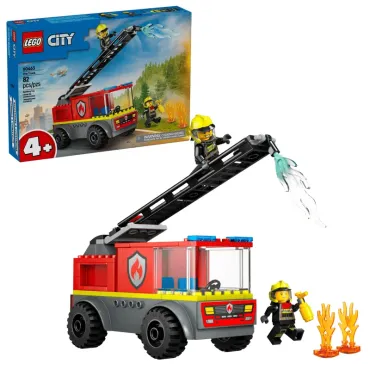 Camion de pompiers avec échelle - City
