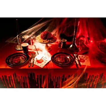 Assiettes en papier Get out, 18 cm
