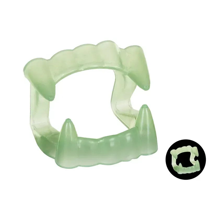 Dents de vampire phosphorescentes