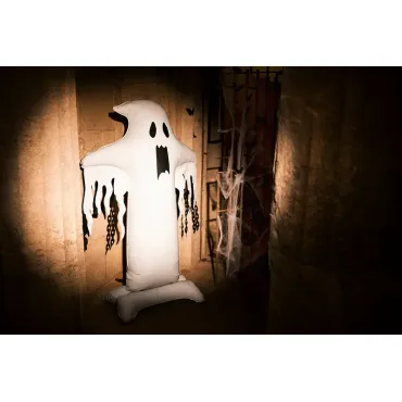 Ballon aluminium sur pied Fantôme XXL, 109x165 cm