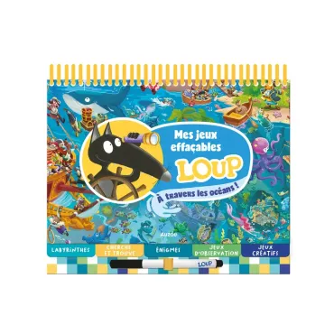 Mes jeux effaçables Loup -...