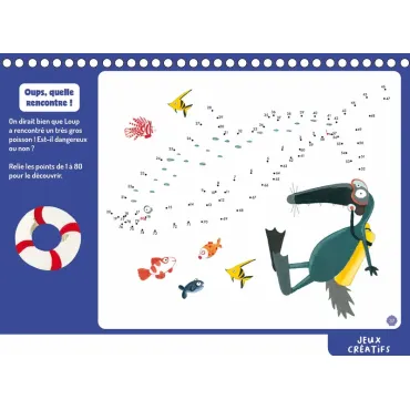 Mes jeux effaçables Loup - À travers les océans !