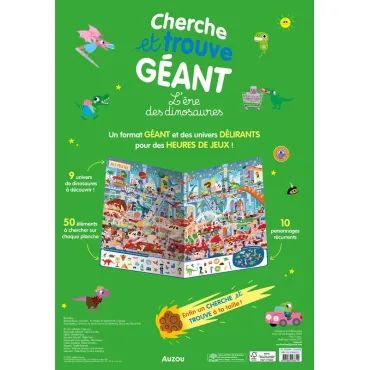 Cherche et trouve géant - L'ère des dinosaures