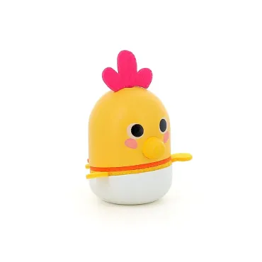 Hochet en bois Piou-piou - Jaune