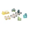 Train de cubes d’éveil multicolore en bois – Apprentissage des chiffres