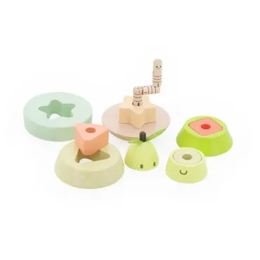 Empilable surprise Poire en bois