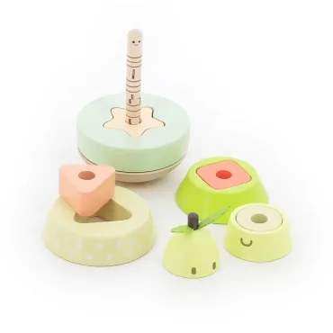 Empilable surprise Poire en bois