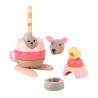 Empilable surprise Kangourou en bois