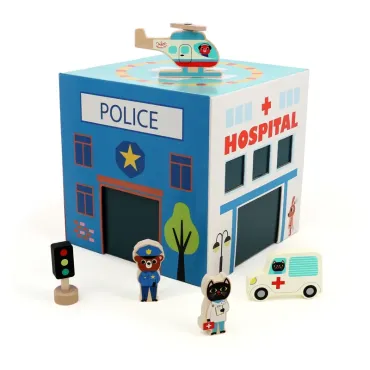 Cube pop'up les secours - Ingela P. Arrhenius