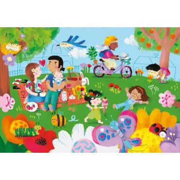 Livre puzzles en bois – Les 4 saisons