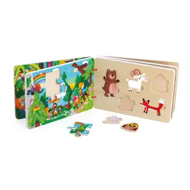 Livre puzzles en bois – Le voyage