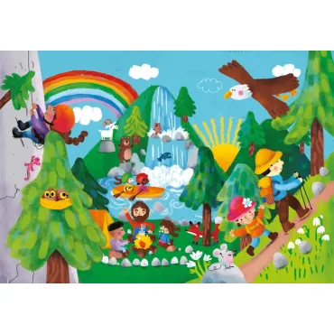 Livre puzzles en bois – Le voyage