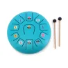 Tongue drum 8" (20 cm) en métal – 11 notes