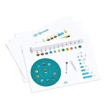 Tongue drum 8" (20 cm) en métal – 11 notes