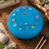 Tongue drum 10" (25 cm) en métal – 13 notes