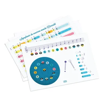 Tongue drum 10" (25 cm) en métal – 13 notes