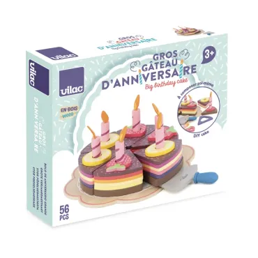 Gros gâteau d'anniversaire