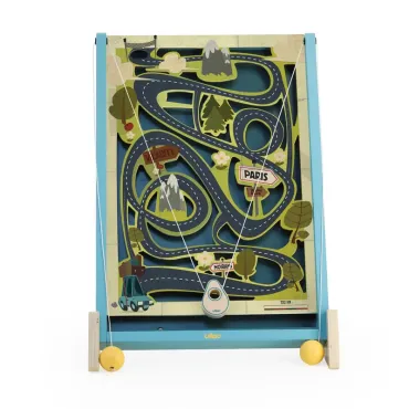 Jeu de labyrinthe à ficelles – 3 circuits interchangeables