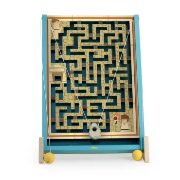Jeu de labyrinthe à ficelles – 3 circuits interchangeables