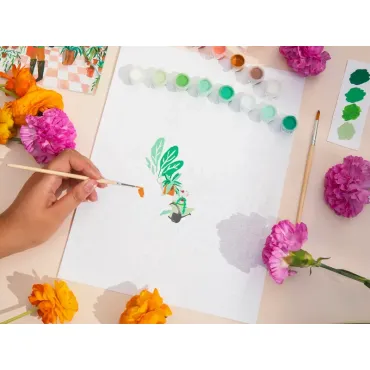 Coffret peinture au numéro Petit Pinceau - Greenhouse