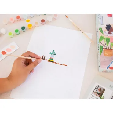 Coffret peinture au numéro - Petit Pinceau - Bath Tub