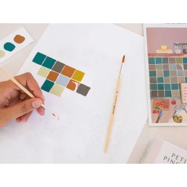 Coffret peinture au numéro - Petit Pinceau - Pasta & Magic