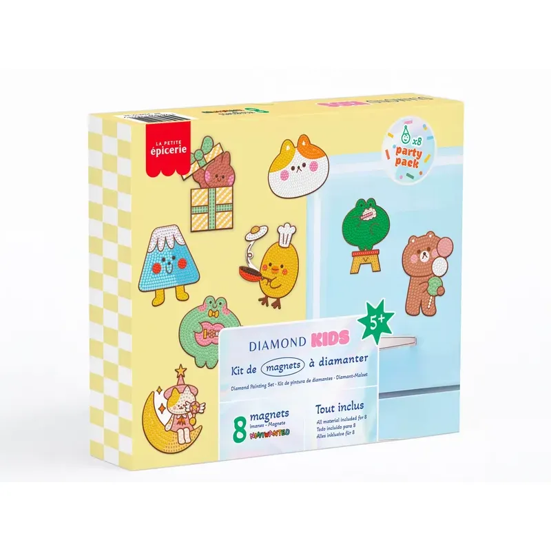 Party Pack Petit Diamond kids - Atelier de 8 Magnets